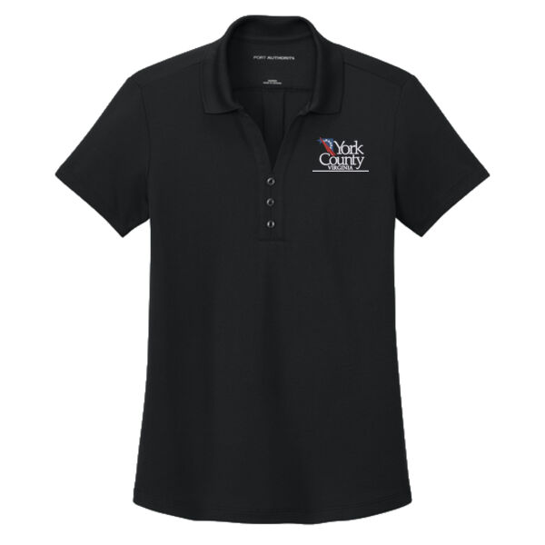 Women's Plaited Pique Polo Thumbnail