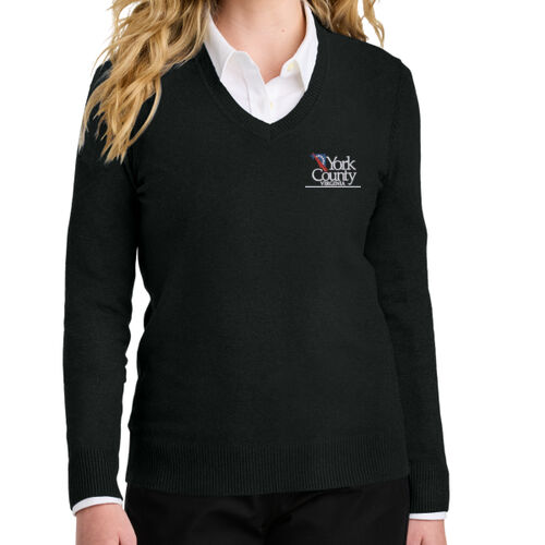Women's Easy Care V Neck Sweater Thumbnail