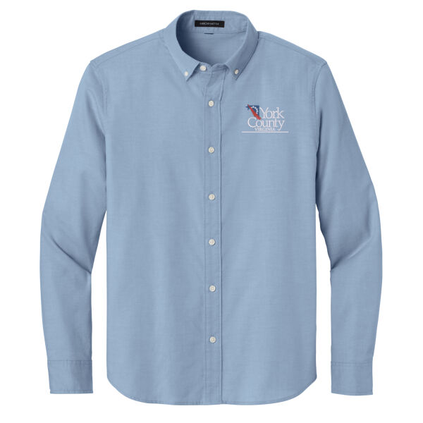 Unisex/Mens Mercer+Mettle® Long Sleeve Modern Oxford Shirt Thumbnail